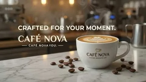 Cafe Nova brand presentation